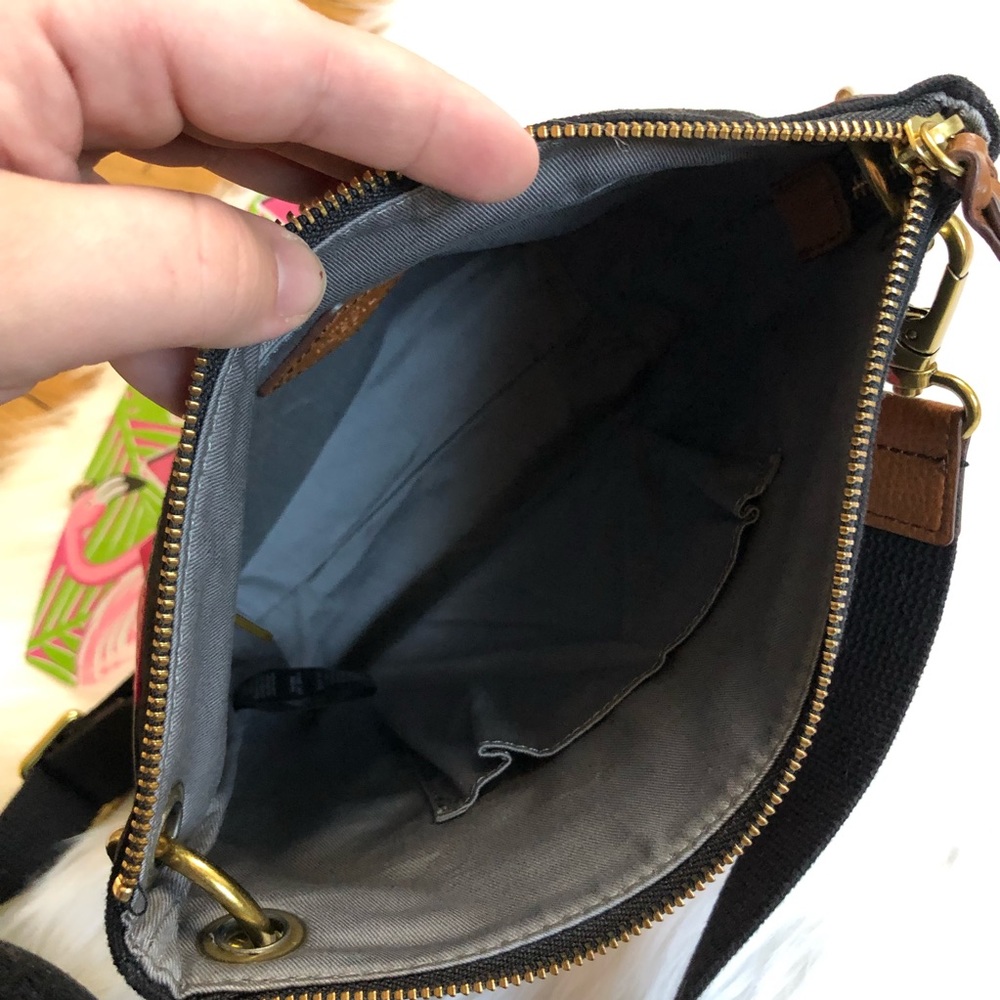 Fossil Printed Coated Canvas Crossbody Purse - image 5